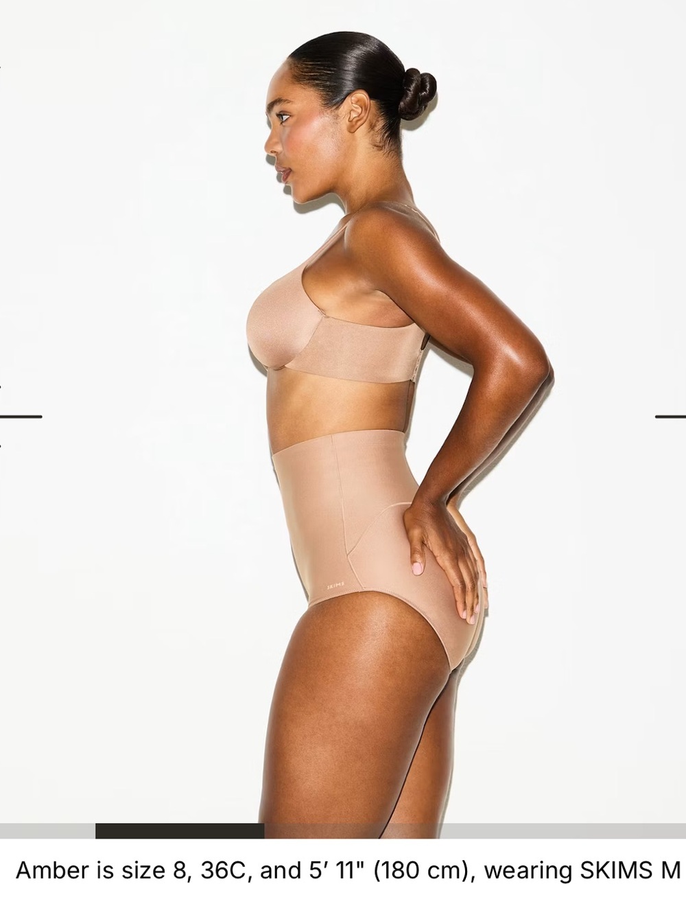 NWT SKIMS Body Core Sculpt Butt Lifting High-Waist Seamless Brief Sienna in Sz L - Picture 2 of 6